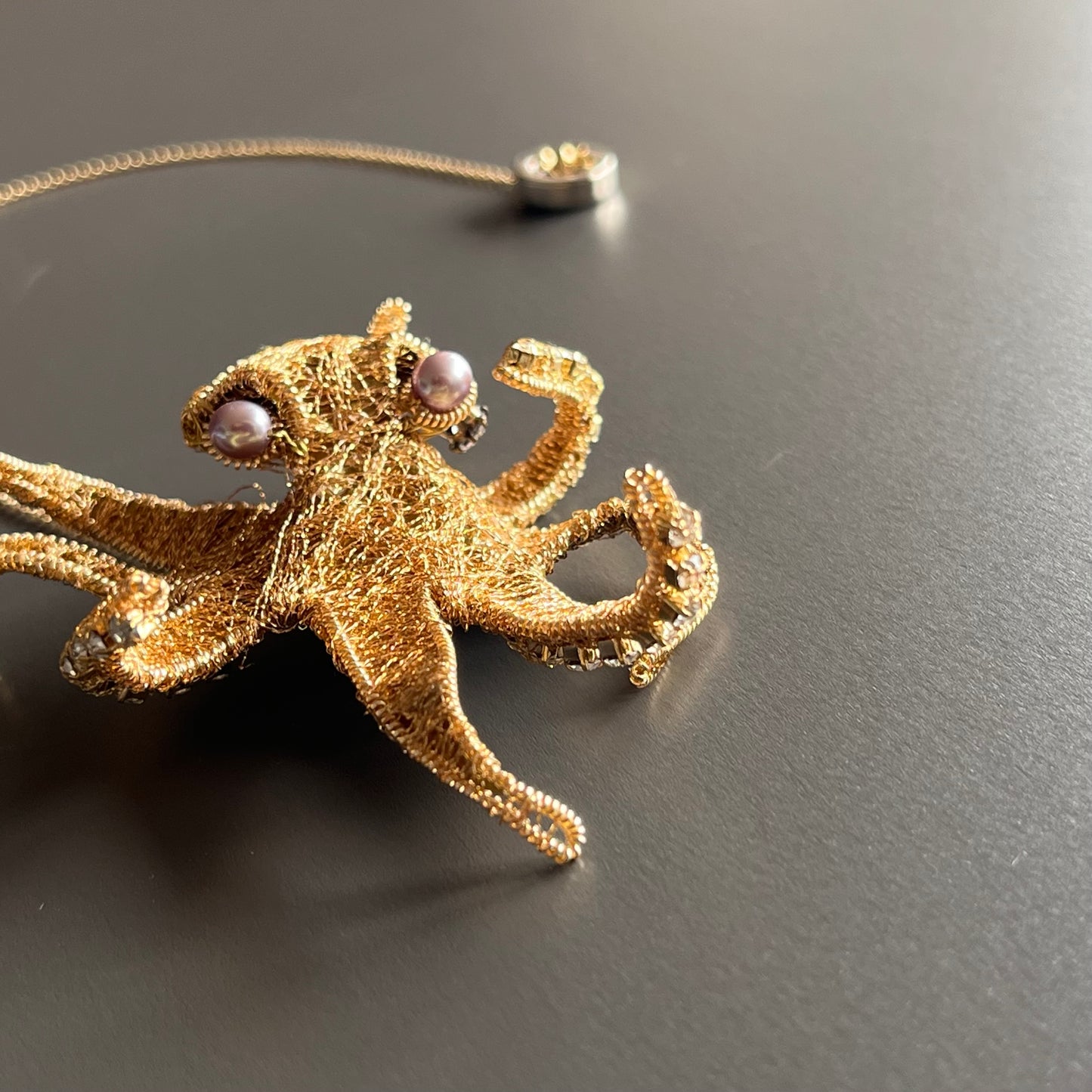 Octopus - Magnetic Brooch (Austrian Metal Art)