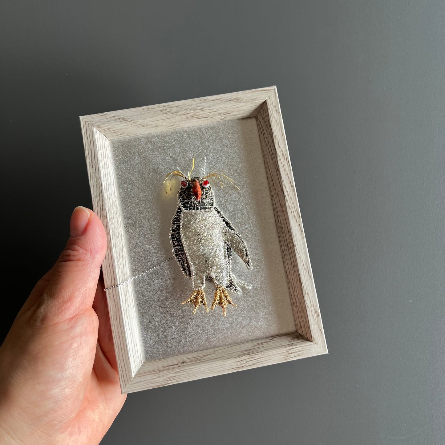 Penguin - Magnetic Brooch (Austrian Metal Art)