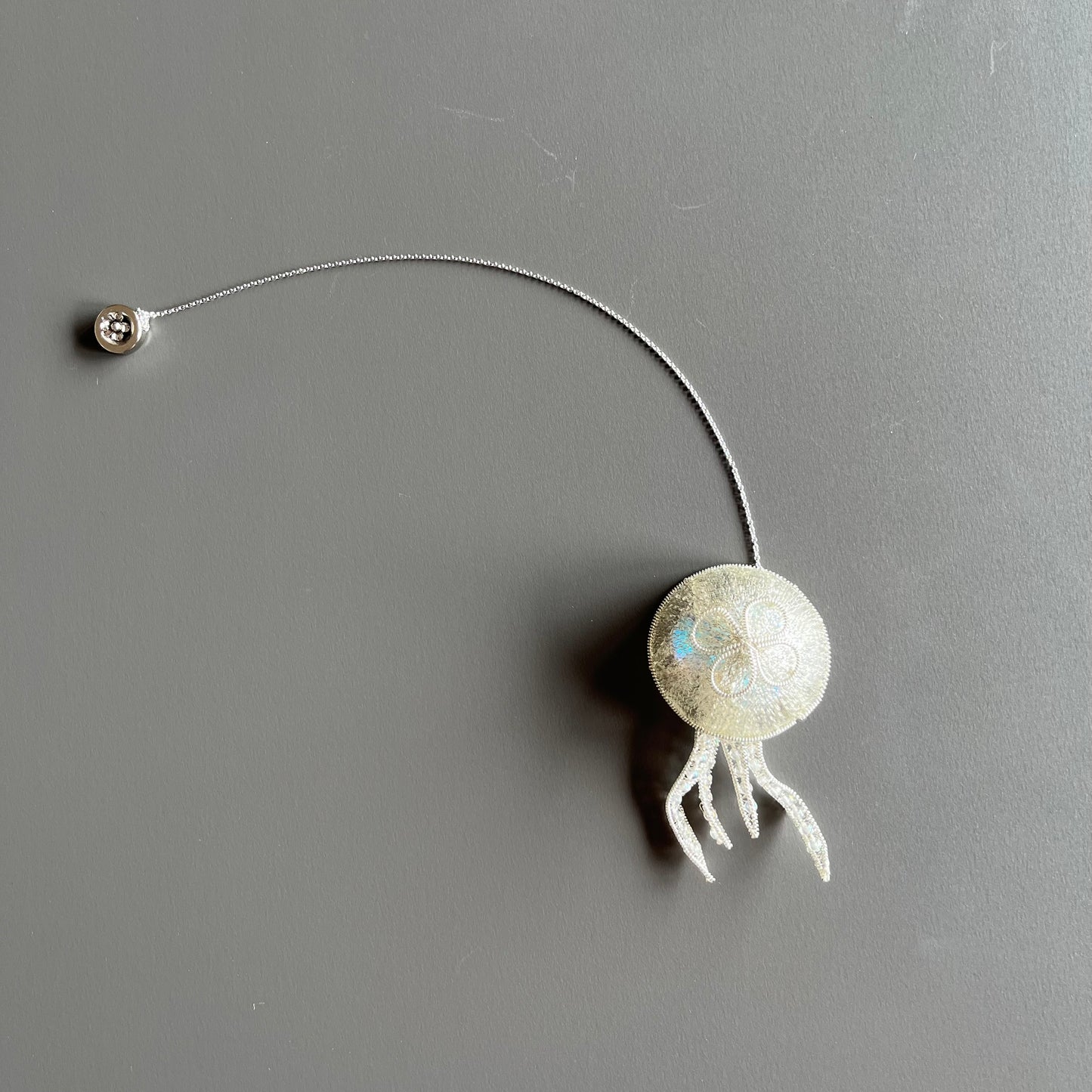 Jellyfish - Magnetic Brooch (Austrian Metal Art)