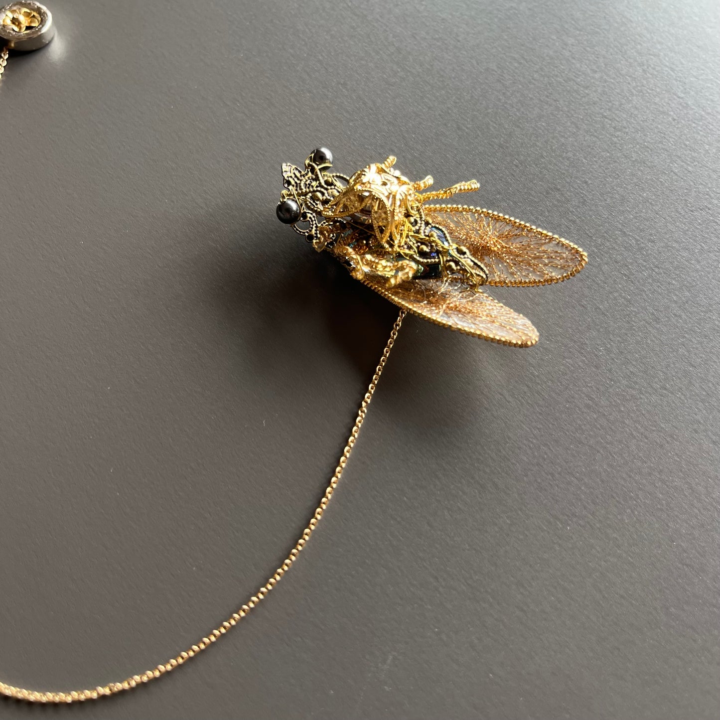 Cicada - Magnetic Brooch (Austrian Metal Art)