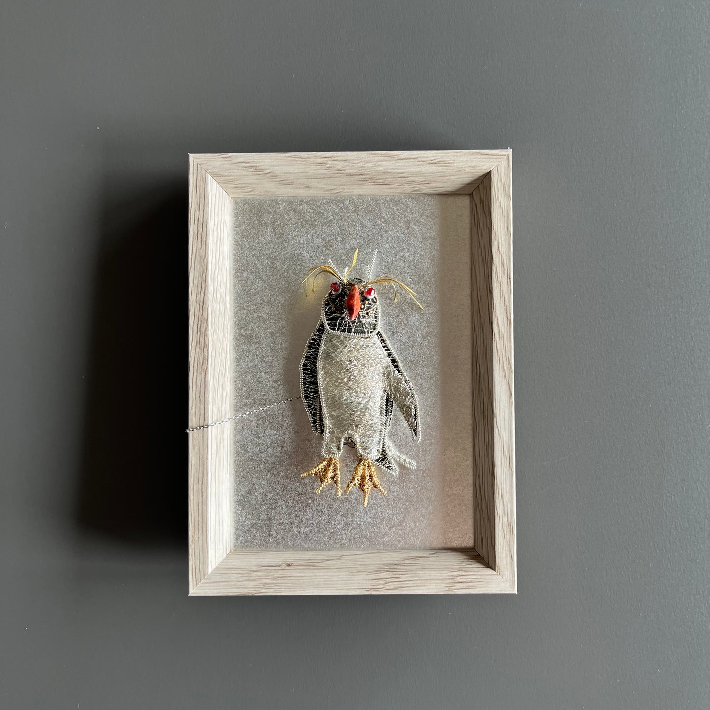 Penguin - Magnetic Brooch (Austrian Metal Art)