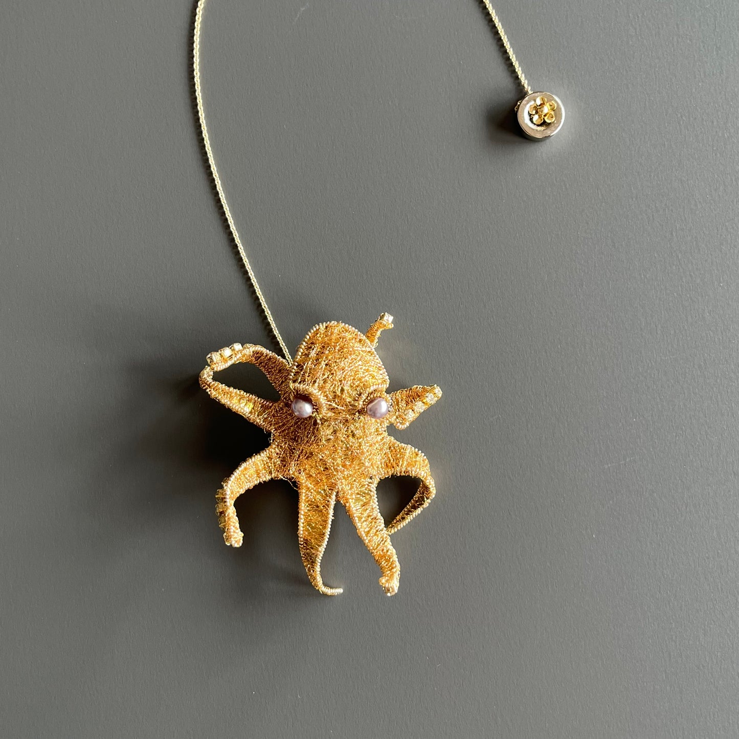 Octopus - Magnetic Brooch (Austrian Metal Art)