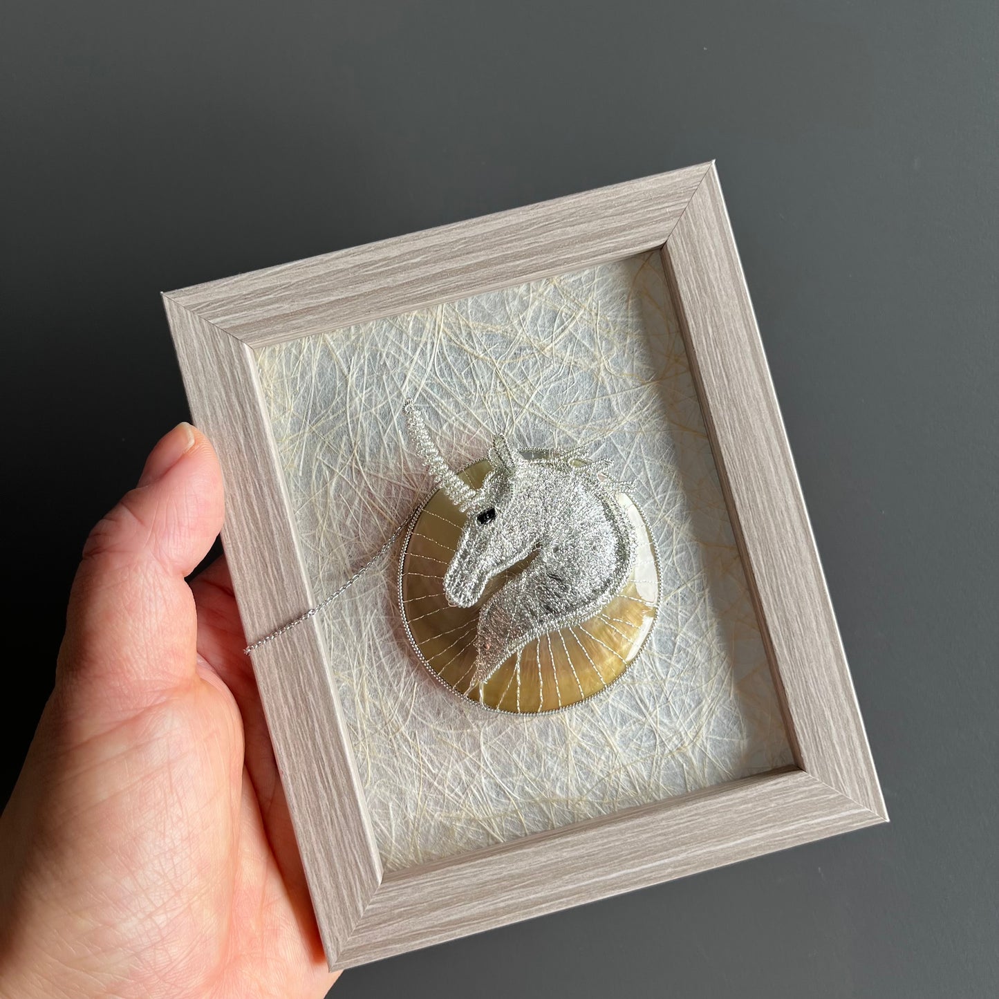 Unicorn - Magnetic Brooch (Austrian Metal Art)