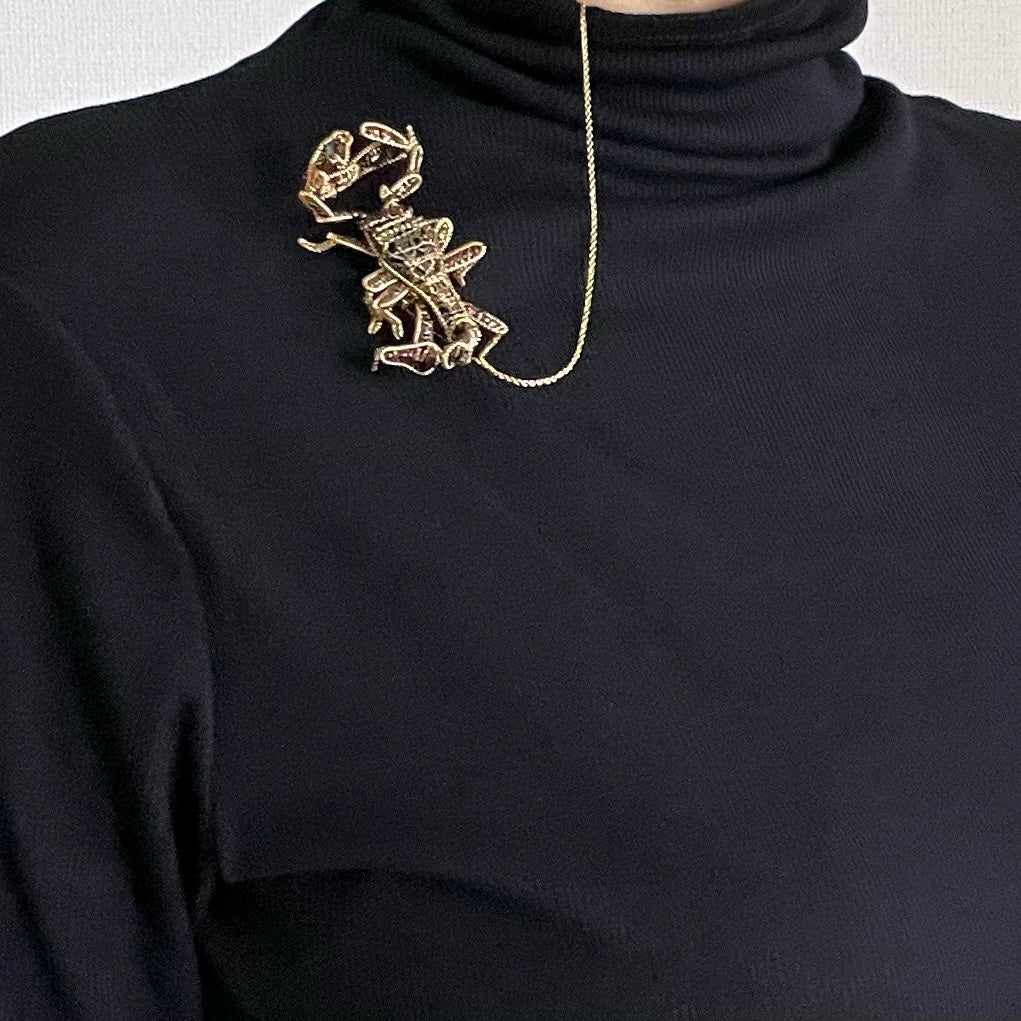 -Scorpion - Magnetic Brooch (Austrian Metal Art)