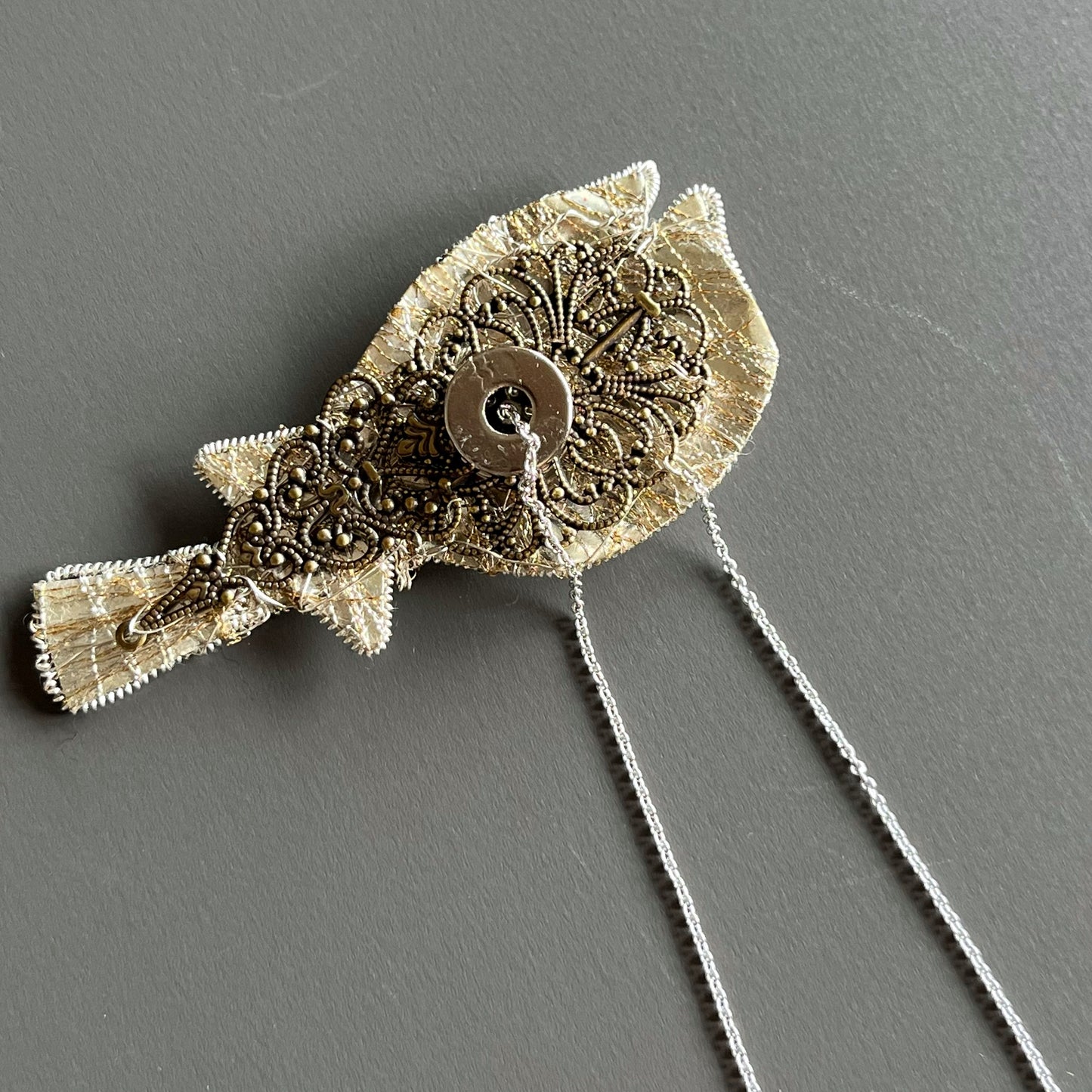 -Pufferfish – Magnetic Brooch (Austrian Metal Art)
