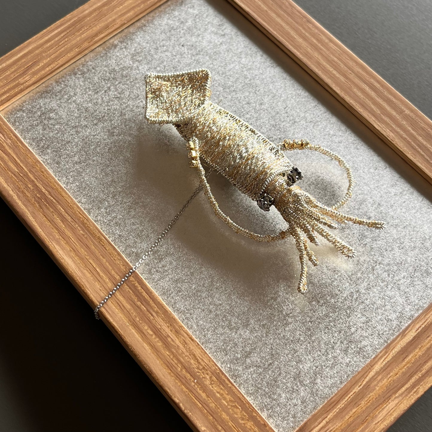 Squid - Magnetic Brooch (Austrian Metal Art)