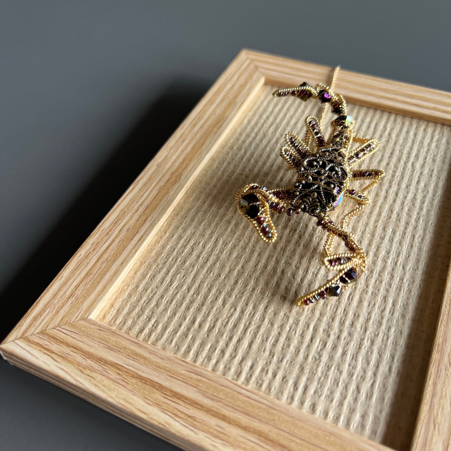 -Scorpion - Magnetic Brooch (Austrian Metal Art)