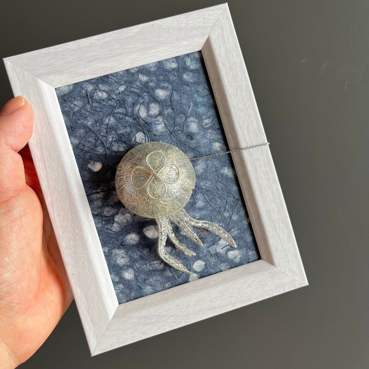 Jellyfish - Magnetic Brooch (Austrian Metal Art)