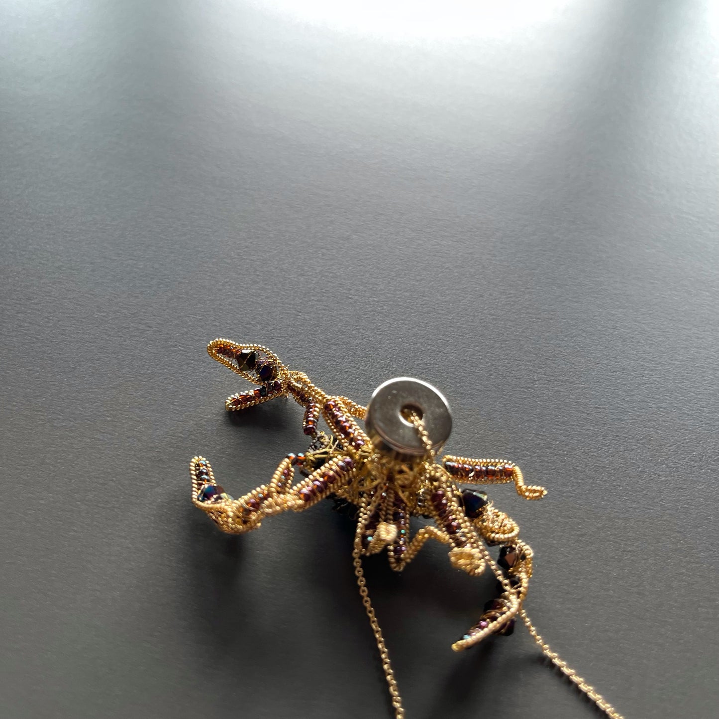 -Scorpion - Magnetic Brooch (Austrian Metal Art)