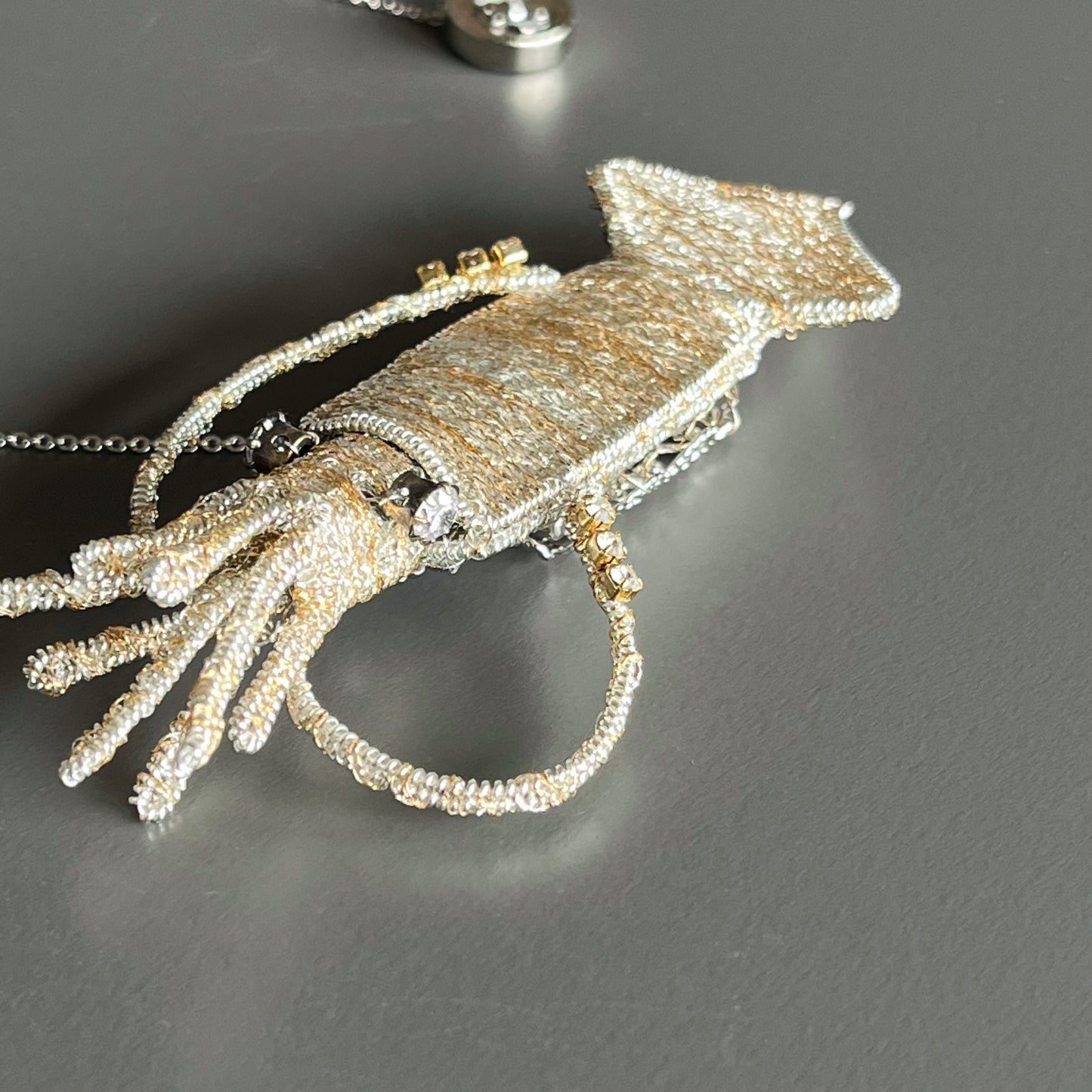 Squid - Magnetic Brooch (Austrian Metal Art)