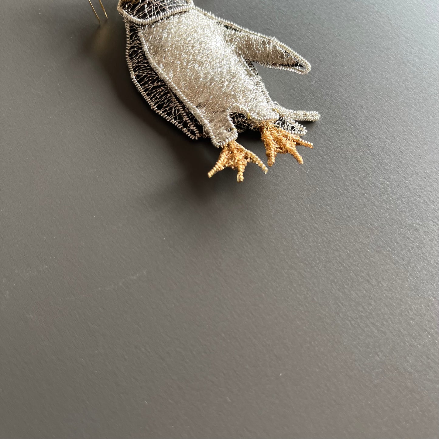 Penguin - Magnetic Brooch (Austrian Metal Art)
