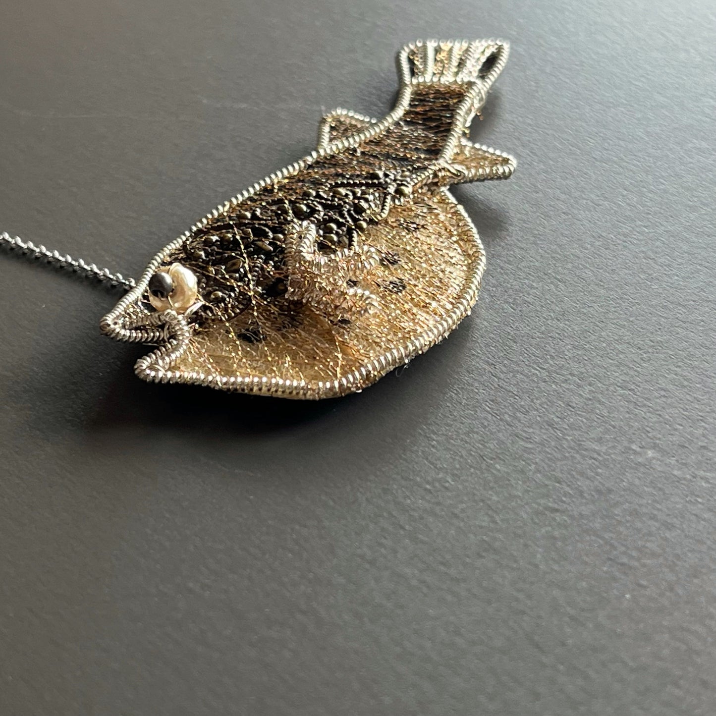 -Pufferfish – Magnetic Brooch (Austrian Metal Art)