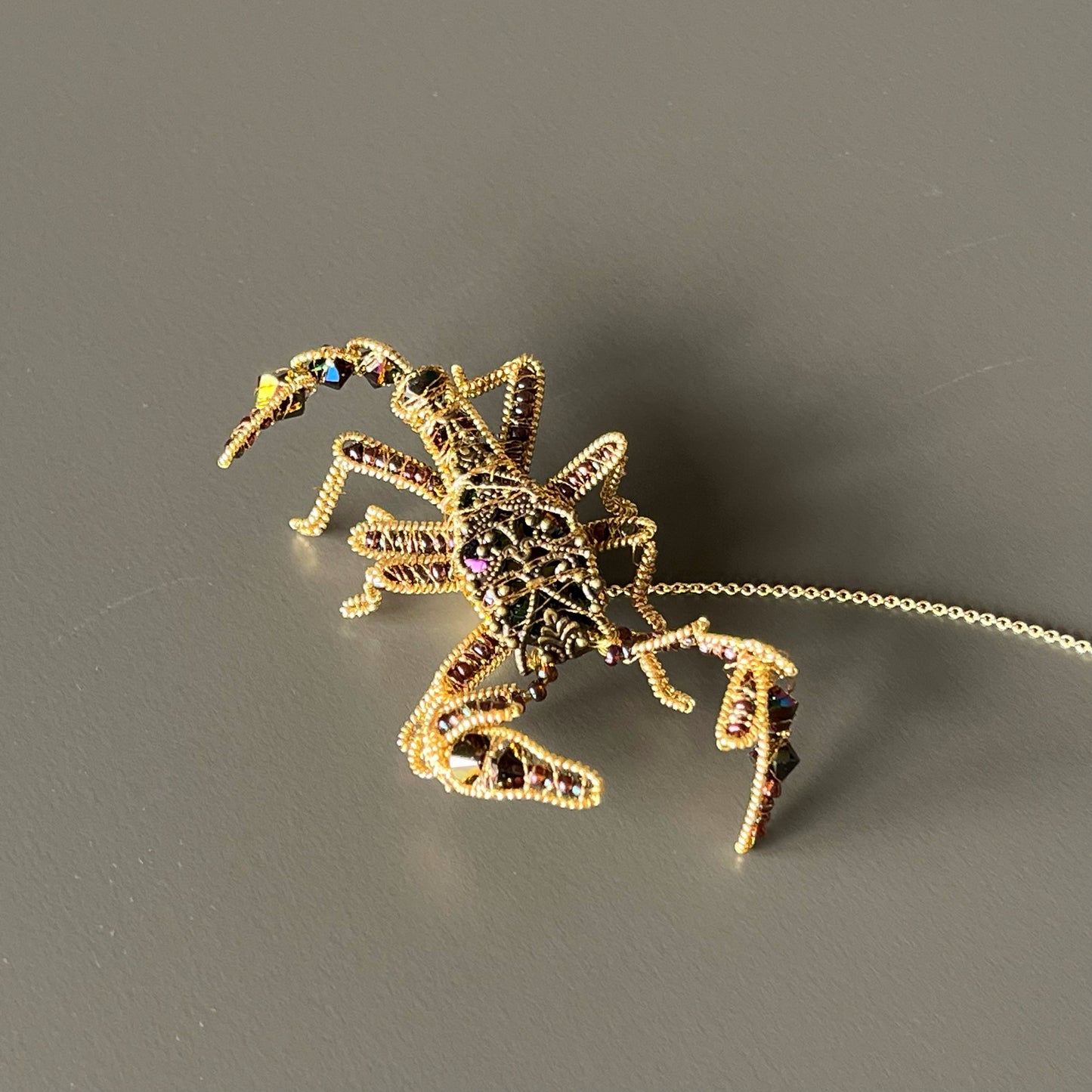 -Scorpion - Magnetic Brooch (Austrian Metal Art)