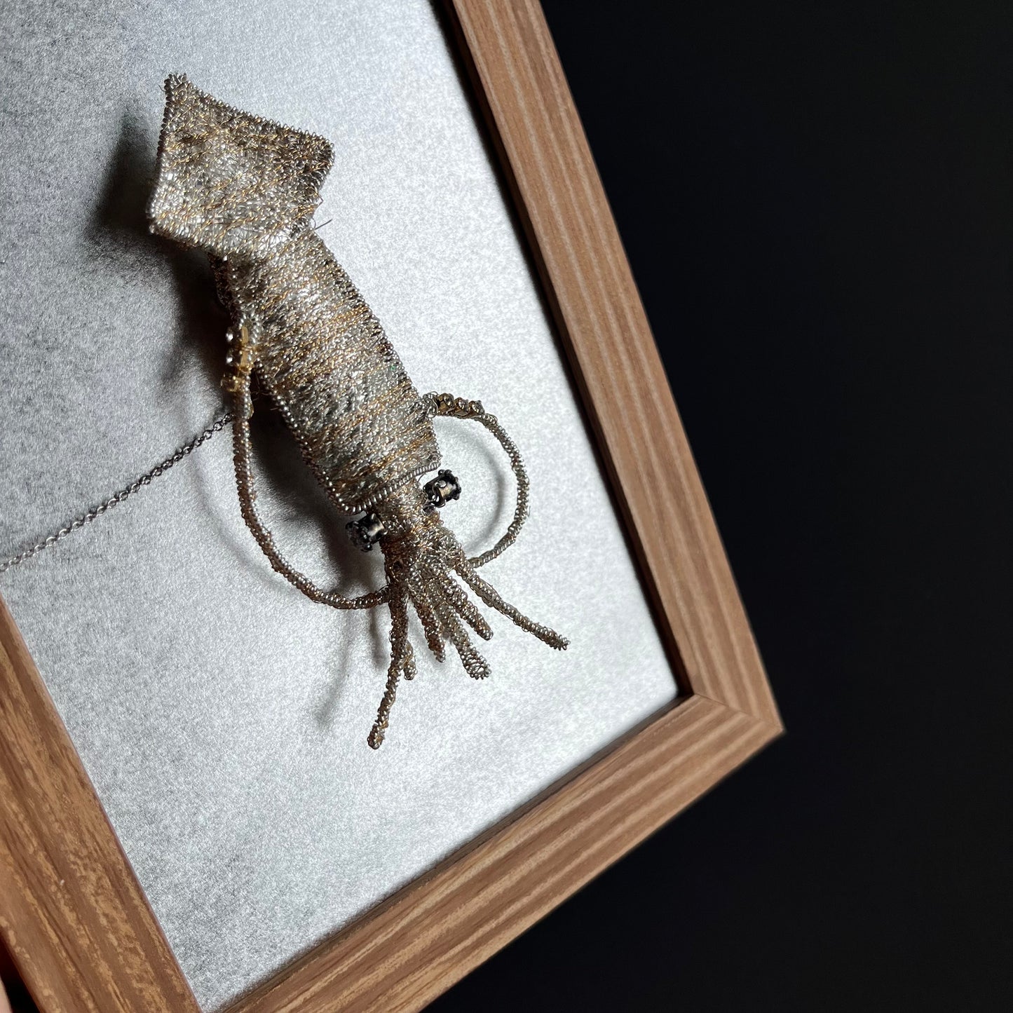 Squid - Magnetic Brooch (Austrian Metal Art)