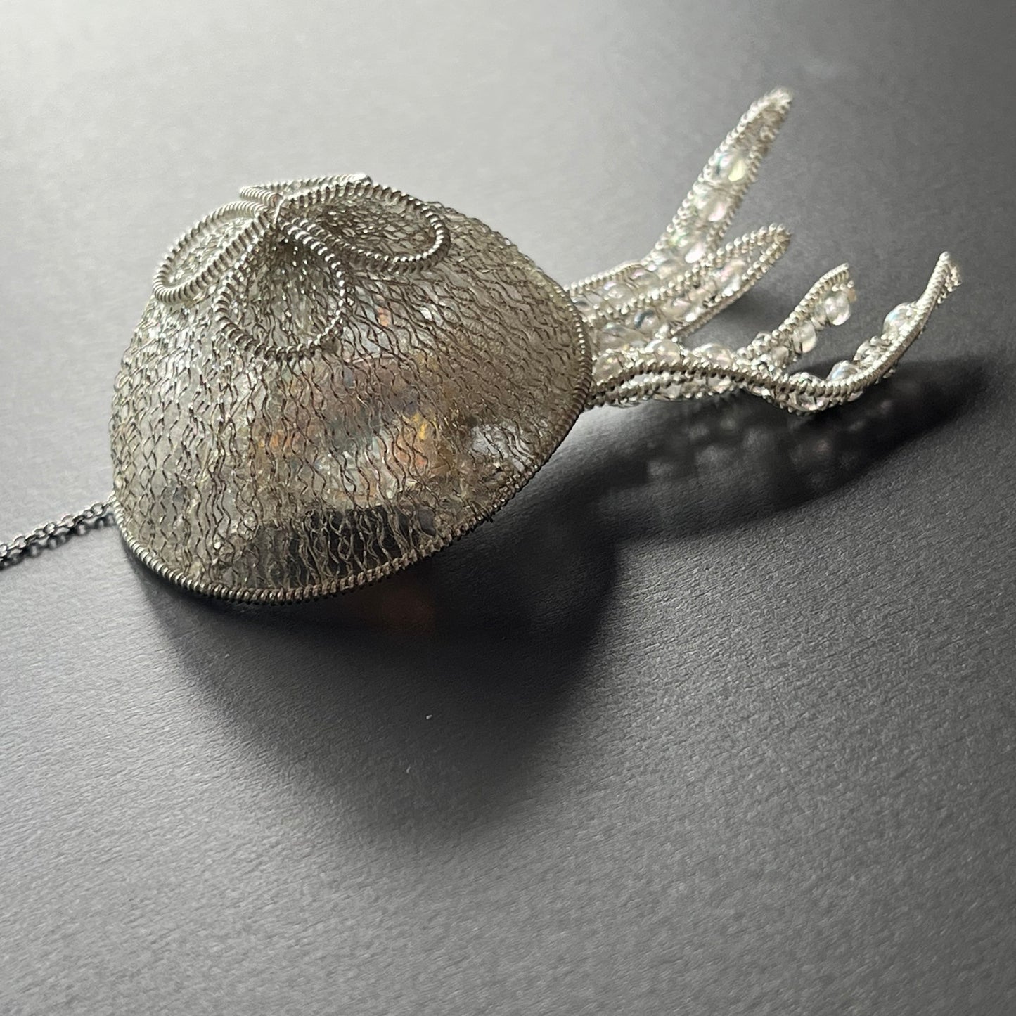 Jellyfish - Magnetic Brooch (Austrian Metal Art)