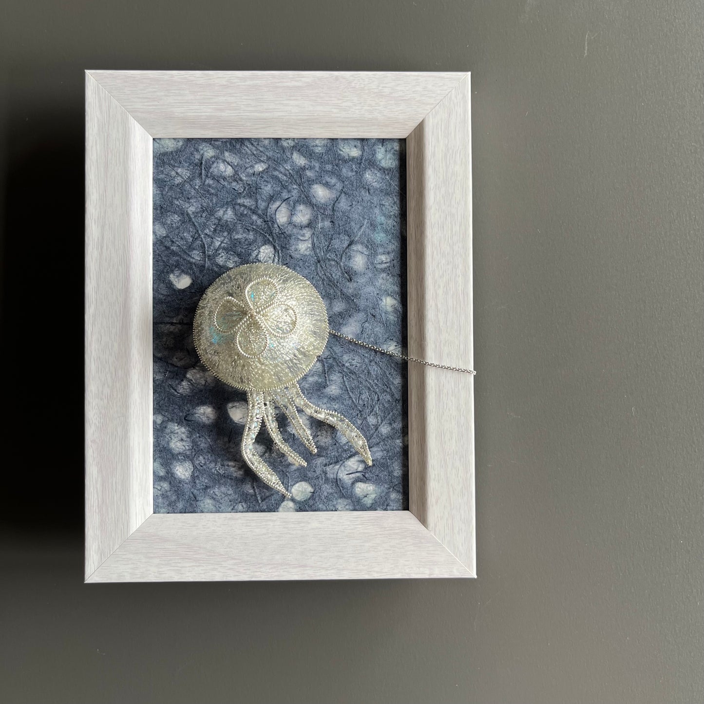Jellyfish - Magnetic Brooch (Austrian Metal Art)