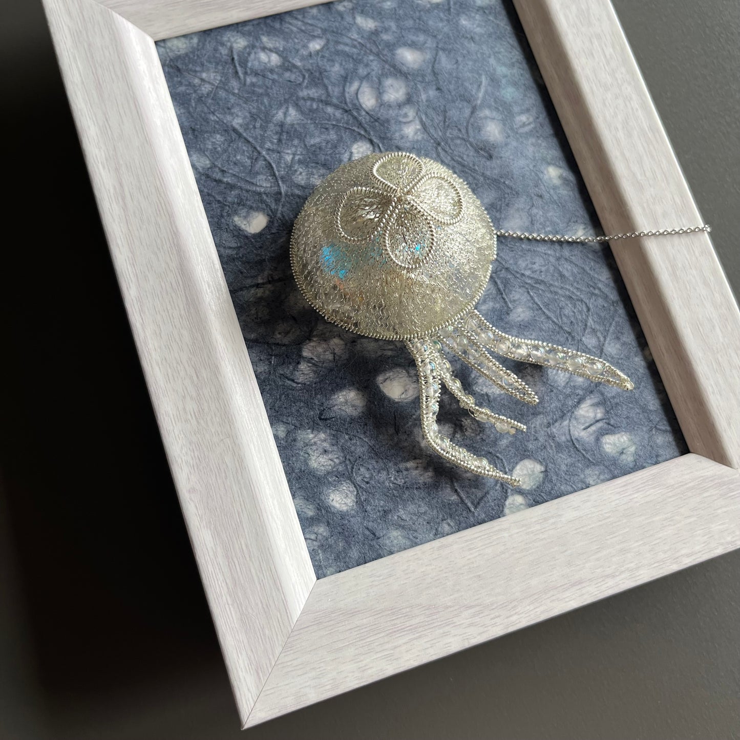 Jellyfish - Magnetic Brooch (Austrian Metal Art)
