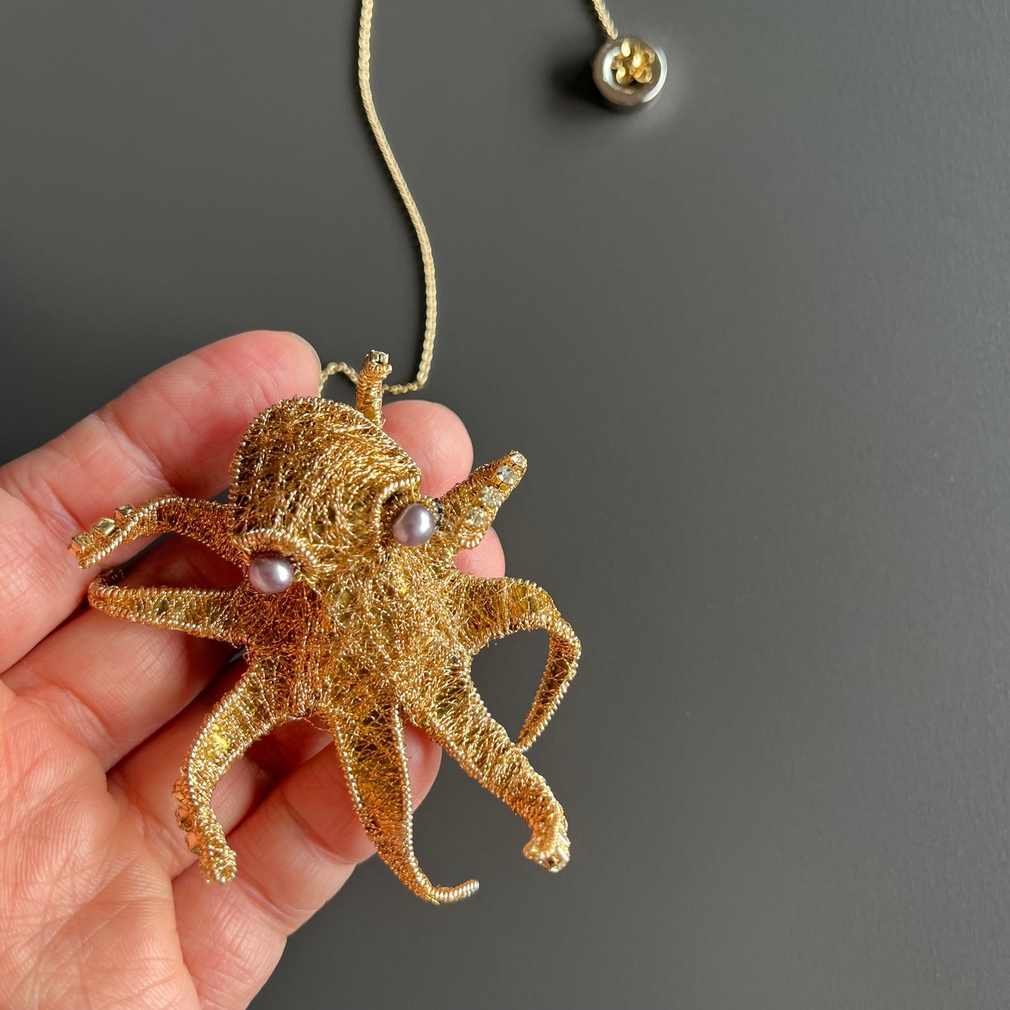 Octopus - Magnetic Brooch (Austrian Metal Art)