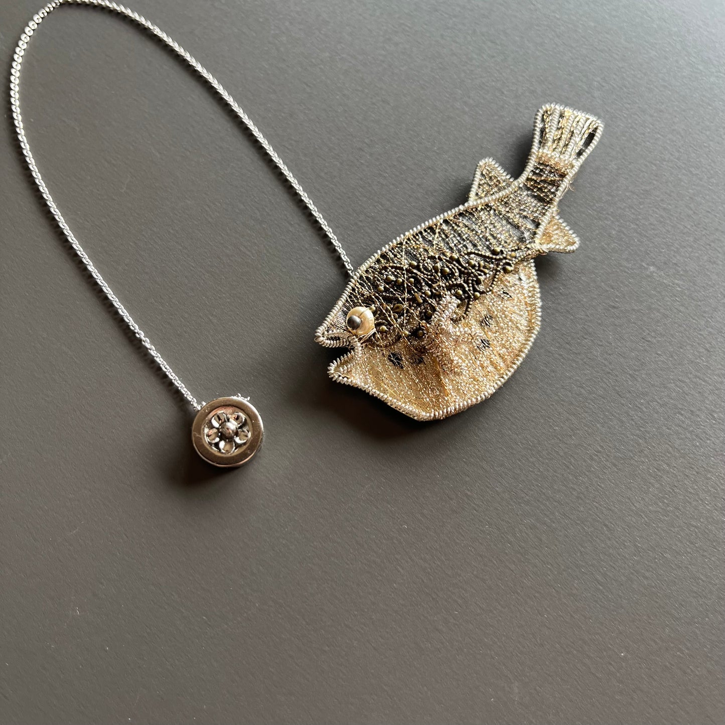 -Pufferfish – Magnetic Brooch (Austrian Metal Art)