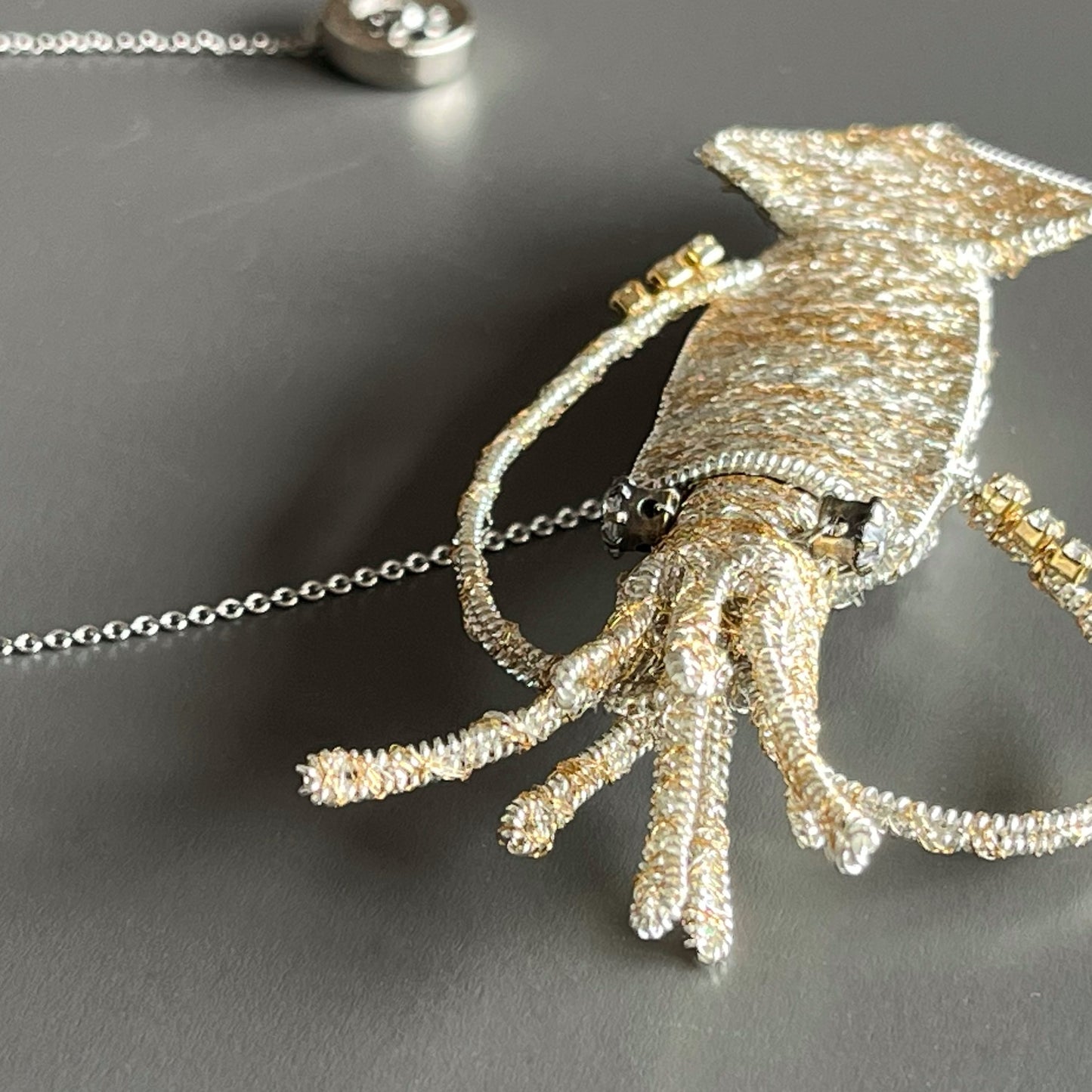 Squid - Magnetic Brooch (Austrian Metal Art)
