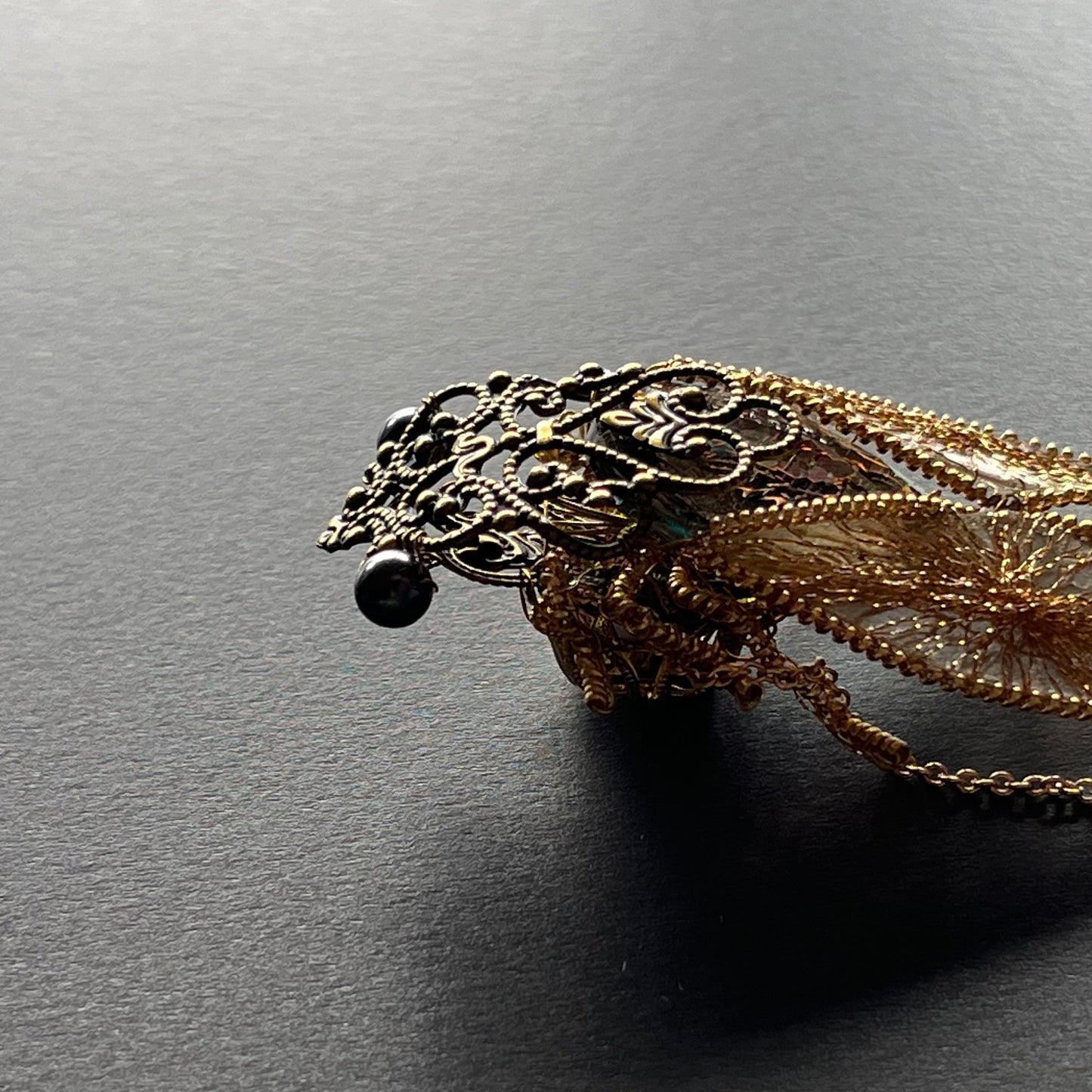 Cicada - Magnetic Brooch (Austrian Metal Art)