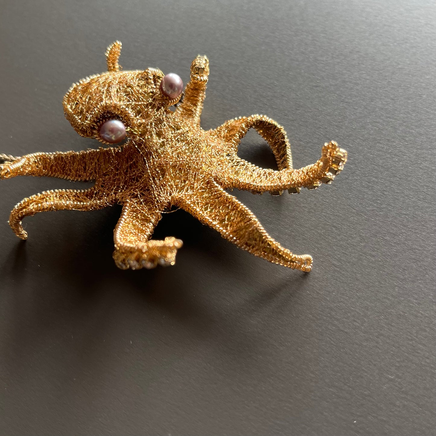Octopus - Magnetic Brooch (Austrian Metal Art)
