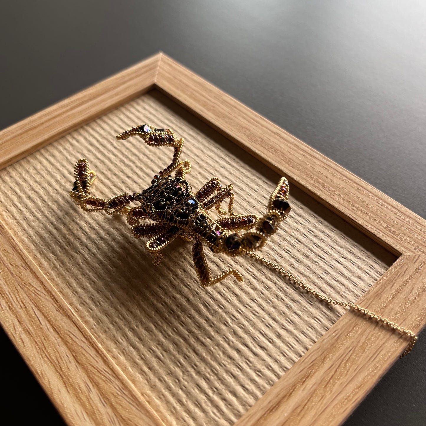 -Scorpion - Magnetic Brooch (Austrian Metal Art)