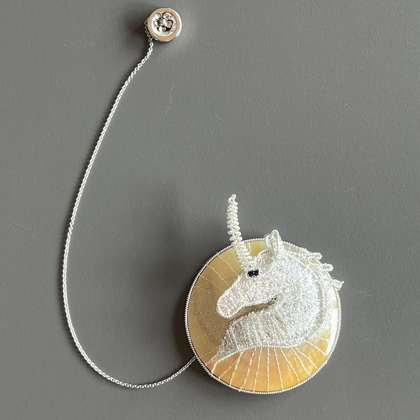 Unicorn - Magnetic Brooch (Austrian Metal Art)