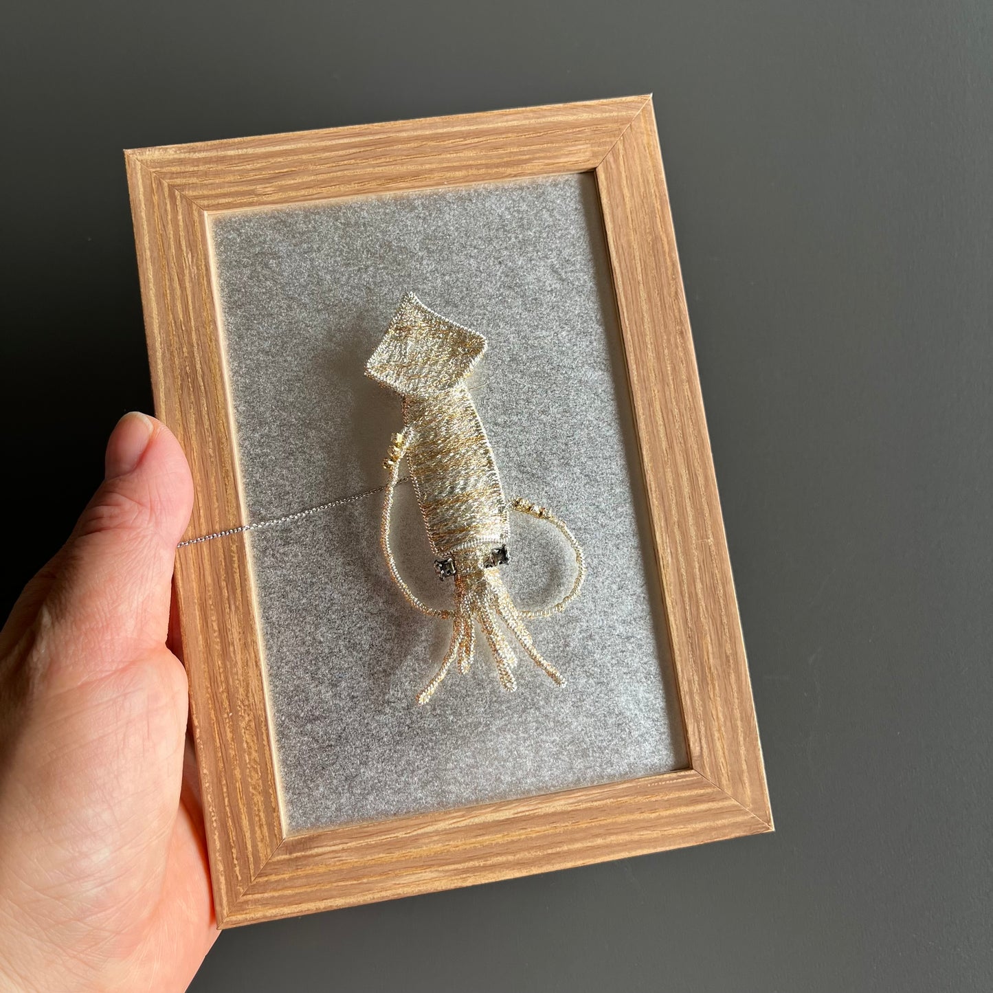 Squid - Magnetic Brooch (Austrian Metal Art)