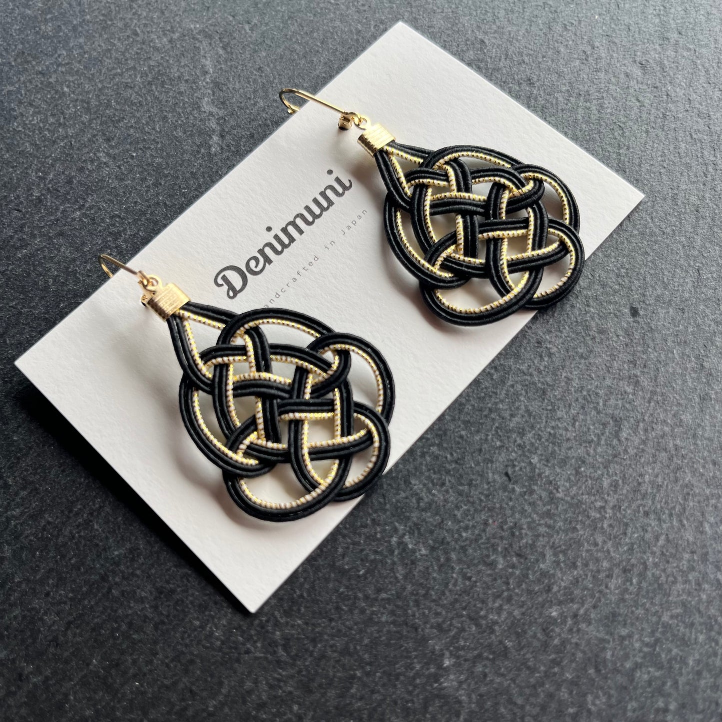 Japanese Mizuhiki Earrings -IPPO- Earrings for a New Beginning