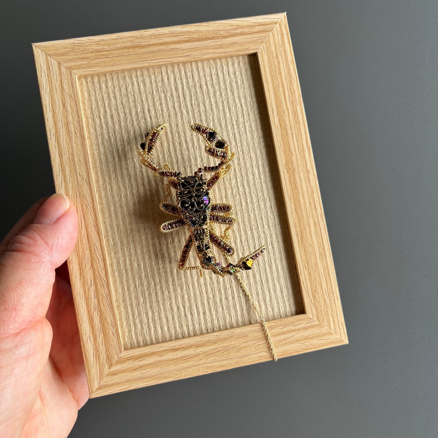 -Scorpion - Magnetic Brooch (Austrian Metal Art)