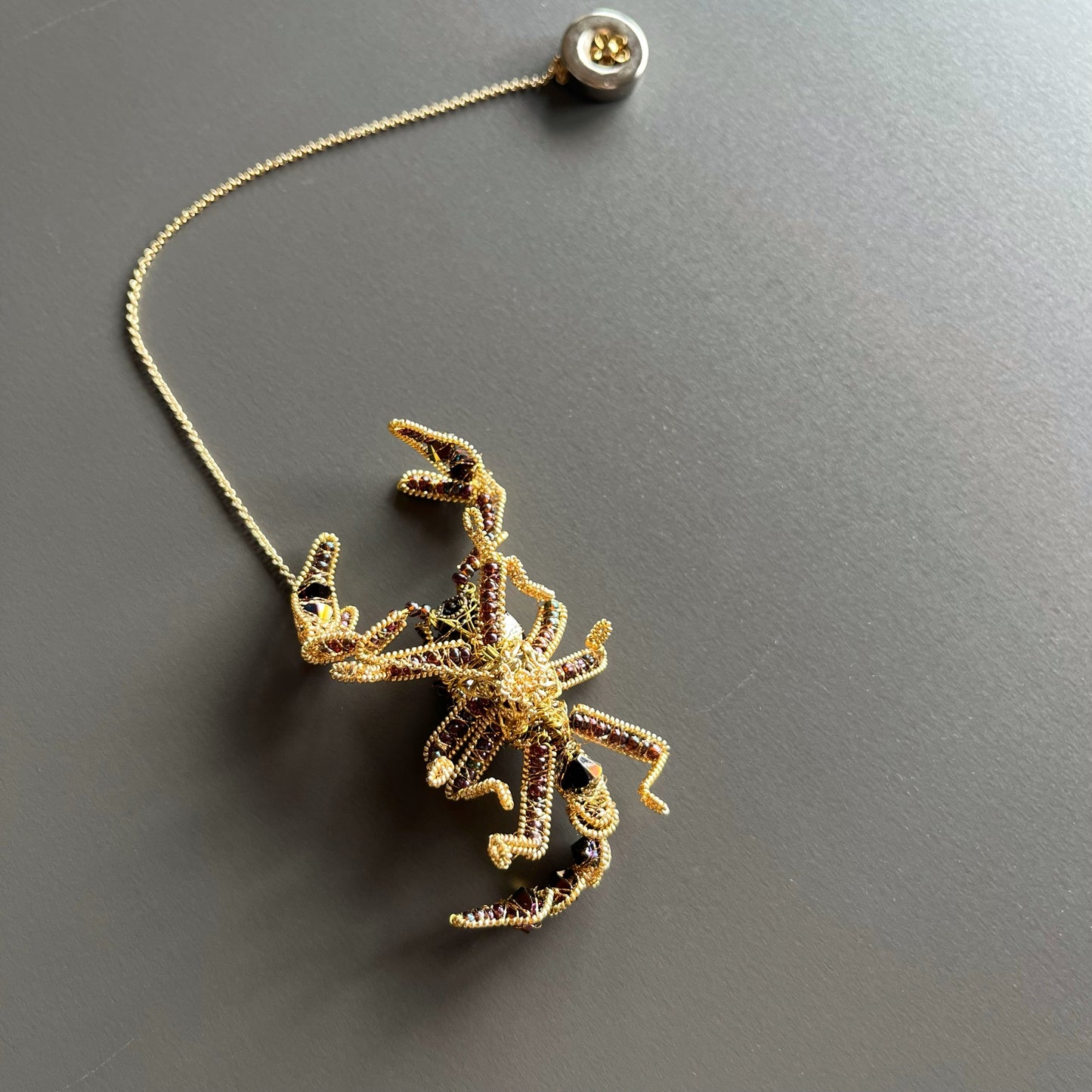-Scorpion - Magnetic Brooch (Austrian Metal Art)