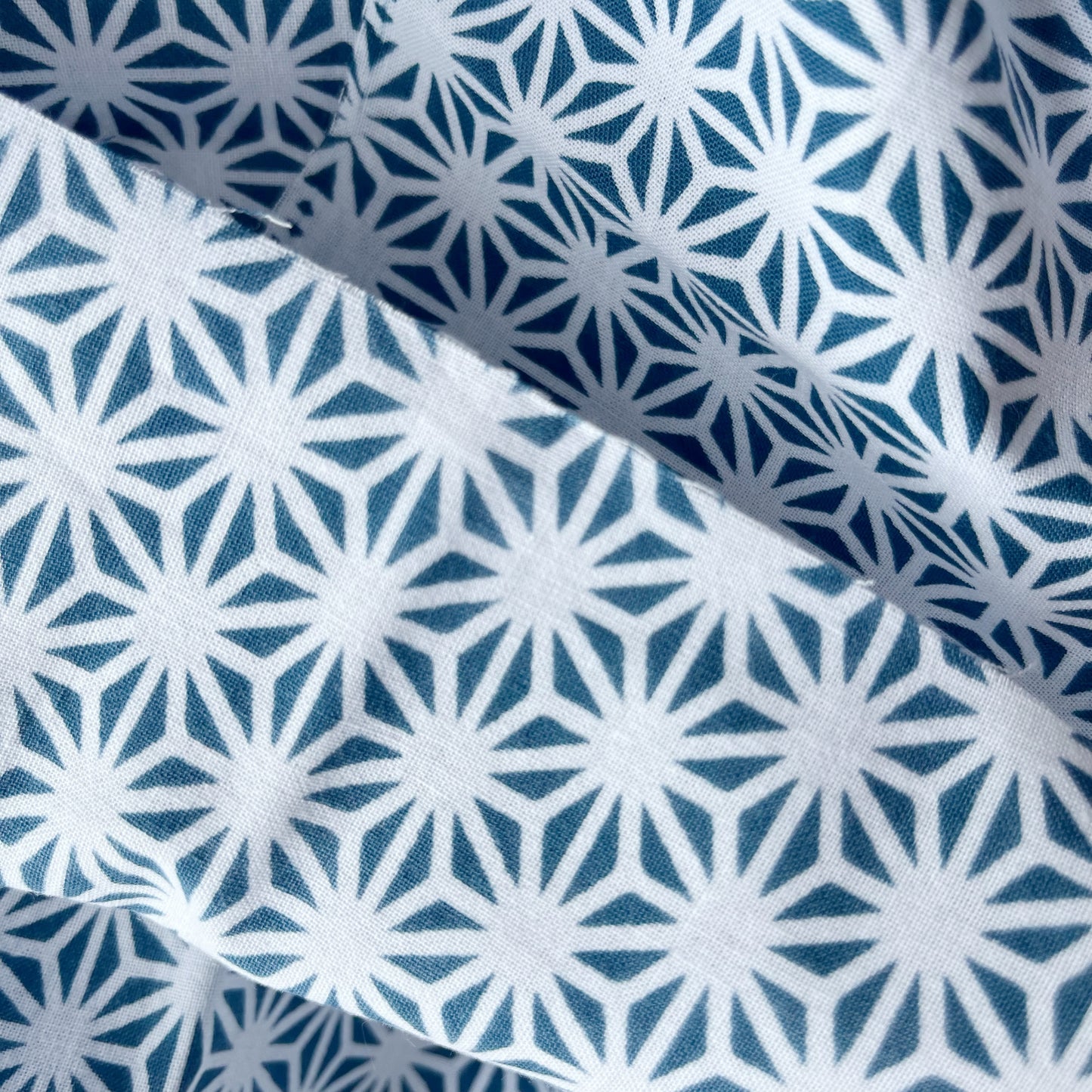 Rienzome Tenugui Asanoha (Hemp Leaf) Blue