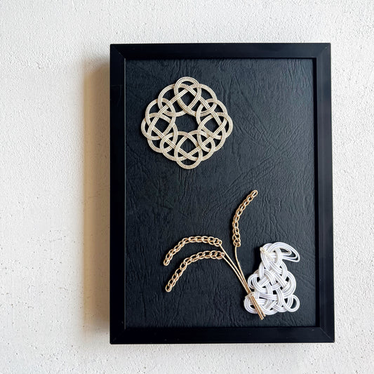 Mizuhiki – Moon Viewing Frame – Awaji Knot Moon