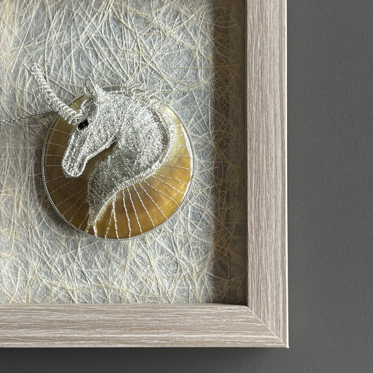 Unicorn - Magnetic Brooch (Austrian Metal Art)