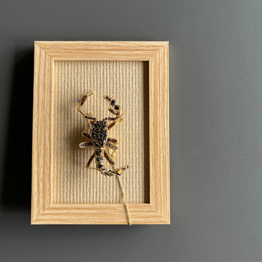 -Scorpion - Magnetic Brooch (Austrian Metal Art)